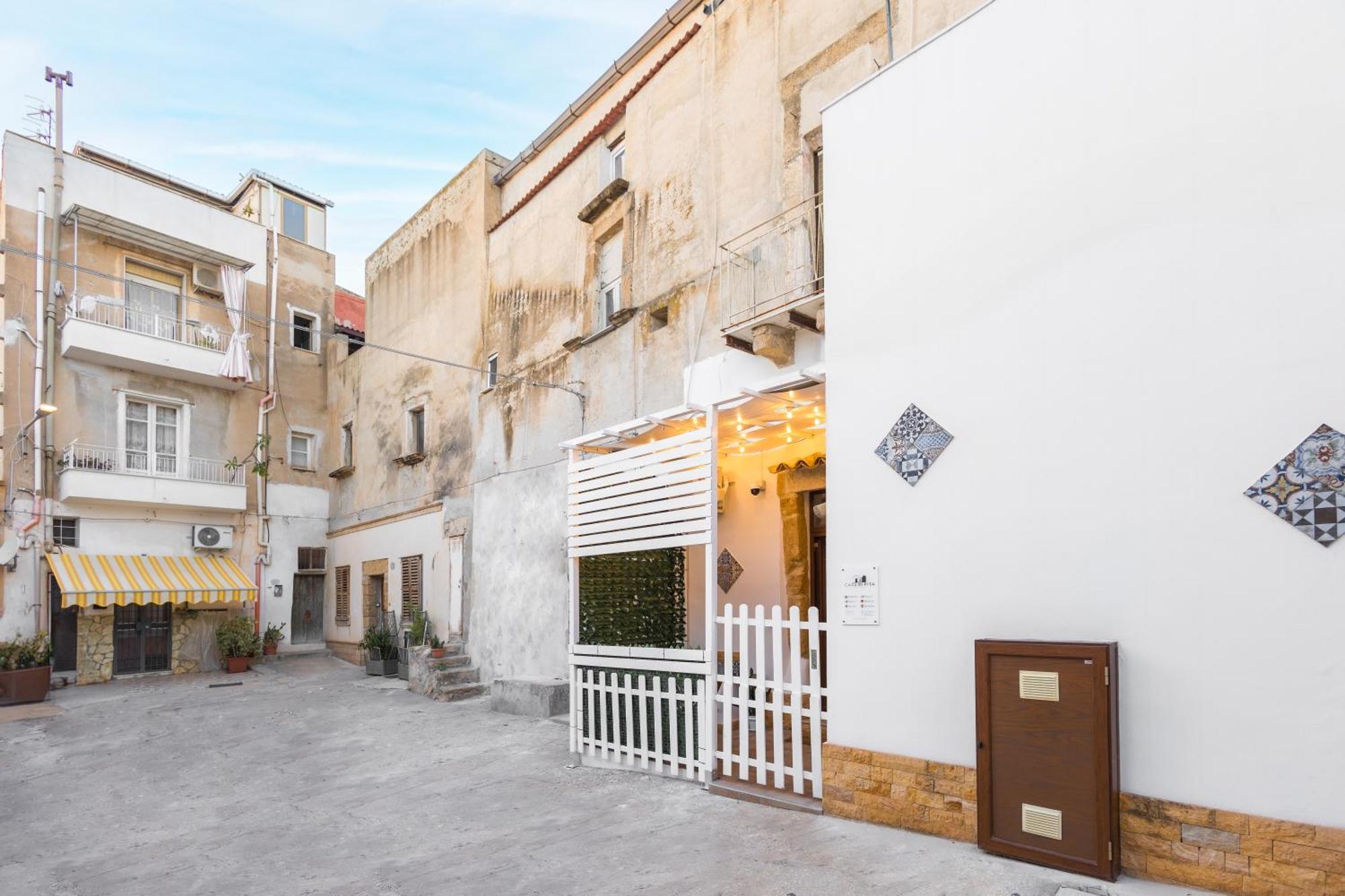 Villa Centro Storico Sciacca - Casa Di Pisa Cortile Termine Extérieur photo